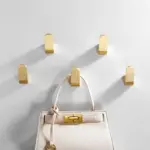 Homeko Golden Brass Robe Wall Hooks