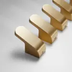Homeko Golden Brass Robe Wall Hooks