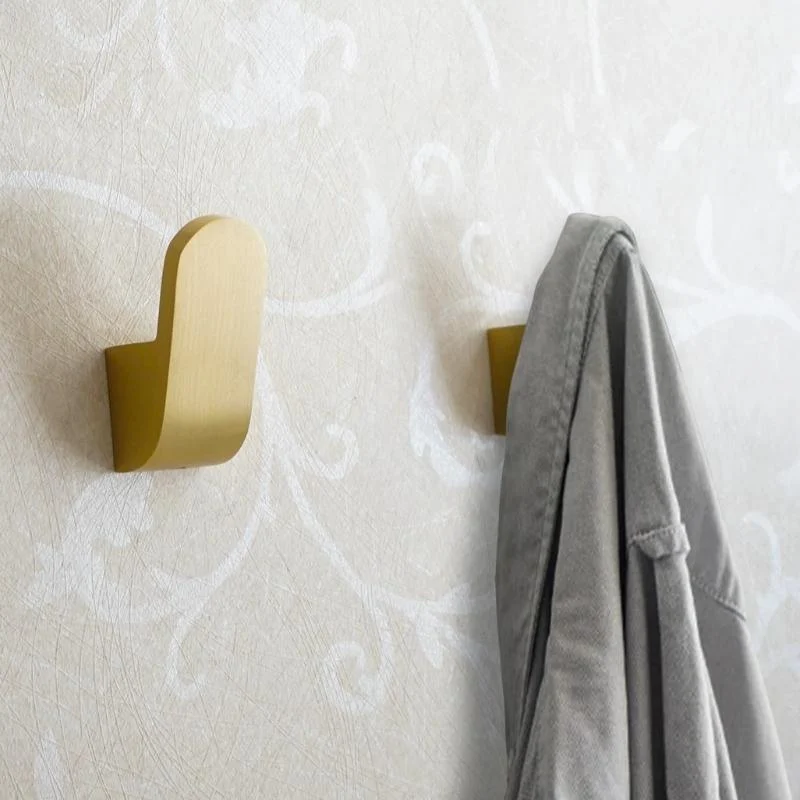 Homeko Golden Brass Robe Wall Hooks -