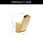 Homeko Golden Brass Robe Wall Hooks