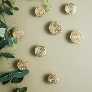 Homeko Golden Brass Wall Hooks