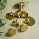 Homeko Golden Brass Wall Hooks