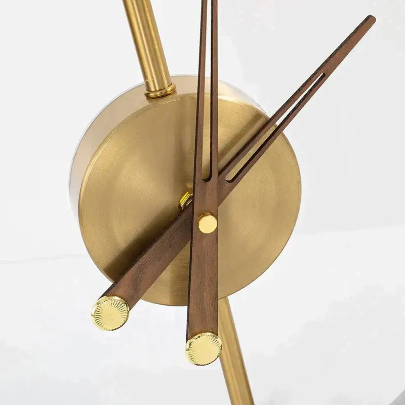 Homeko Golden Clock Table Lamp Wireless Charger