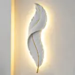 Homeko Golden Feather Wall Light