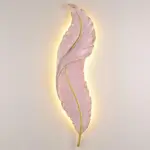 Homeko Golden Feather Wall Light