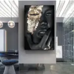 Homeko Golden Lady Canvas Paintings