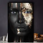 Homeko Golden Lady Canvas Paintings