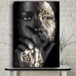Homeko Golden Lady Canvas Paintings