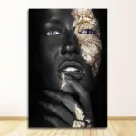 Homeko Golden Lady Canvas Paintings