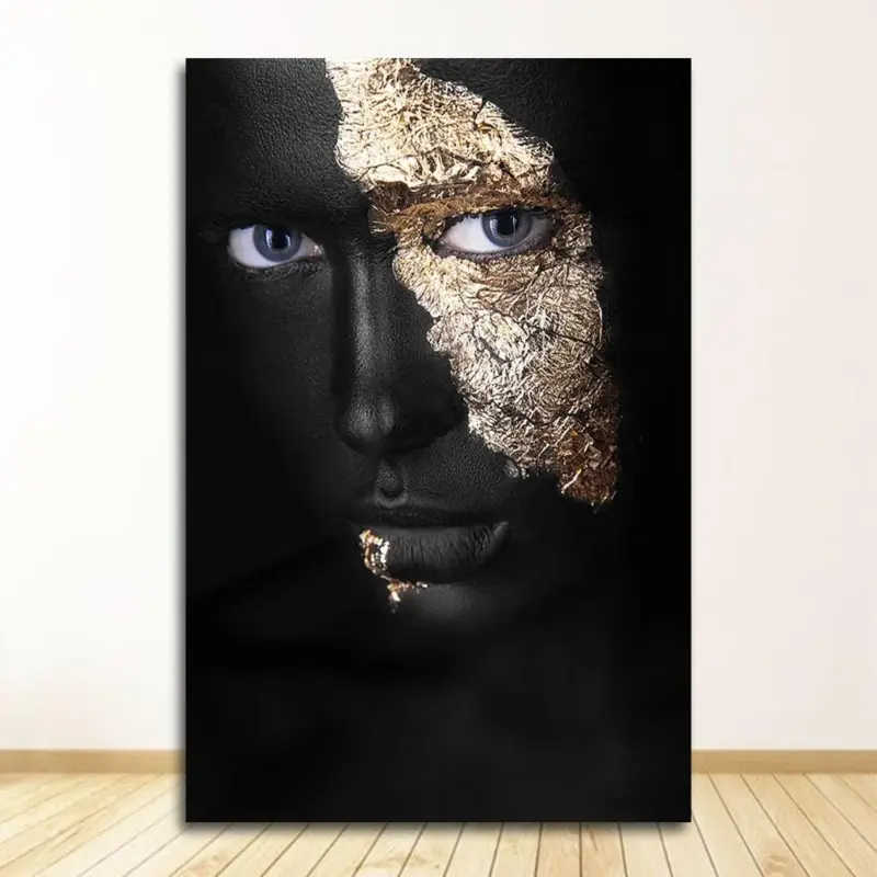 Homeko Golden Lady Canvas Paintings