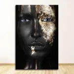 Homeko Golden Lady Canvas Paintings