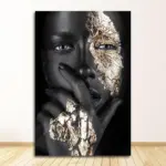 Homeko Golden Lady Canvas Paintings
