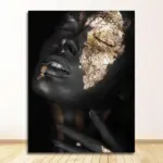 Homeko Golden Lady Canvas Paintings