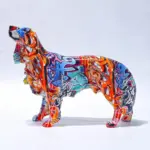 Homeko_Golden_Retriever_Graffiti_Painted_Statue_-_-4243961 Homeko Golden Retriever Graffiti Painted Statue