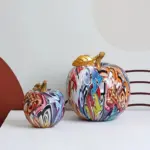 Homeko Graffiti Apple Statue