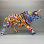 Homeko_Graffiti_Painted_Bull_Sculpture_-_-4244411 Homeko Graffiti Painted Bull Sculpture