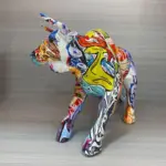 Homeko_Graffiti_Painted_Bull_Sculpture_-_-4244431 Homeko Graffiti Painted Bull Sculpture