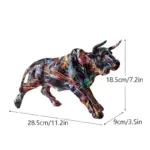 Homeko_Graffiti_Painted_Bull_Sculpture_-_-4244436 Homeko Graffiti Painted Bull Sculpture