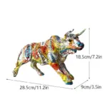 Homeko_Graffiti_Painted_Bull_Sculpture_-_-4244450 Homeko Graffiti Painted Bull Sculpture