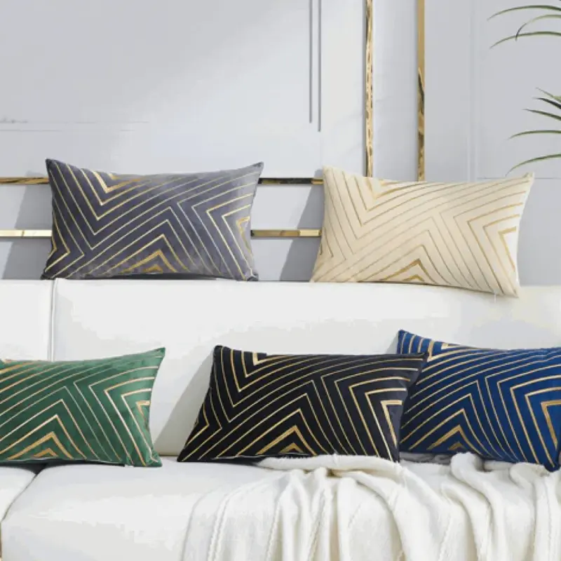 Homeko Graphic Velvet Pillow Cover