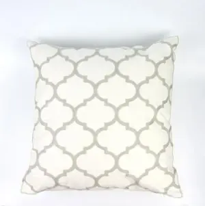Homeko Gray Embrodiered Pillow Covers