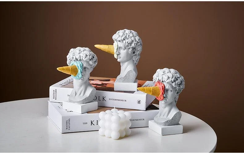 Homeko Greek Ice Cream Statue -