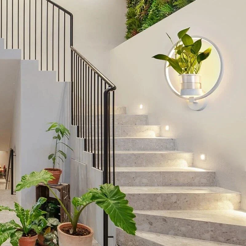 Homeko Green Plant Decorative LED Background Wall Lamp -
