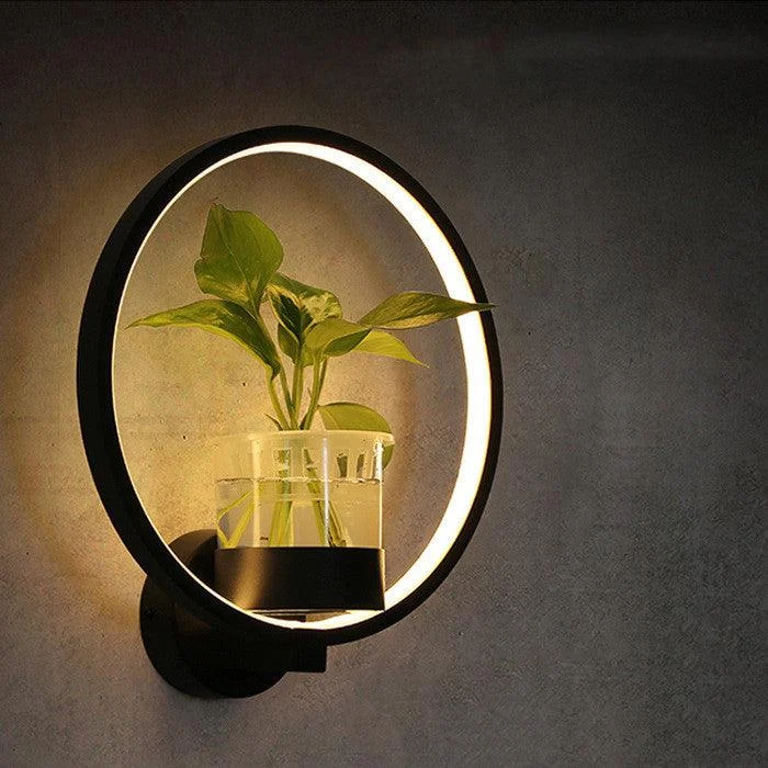 Homeko Green Plant Decorative LED Background Wall Lamp -