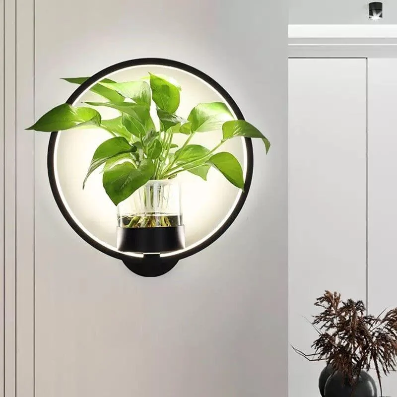 Homeko Green Plant Decorative LED Background Wall Lamp -