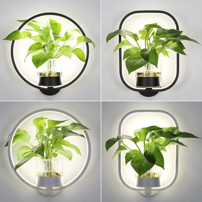 Homeko Green Plant Decorative LED Background Wall Lamp -