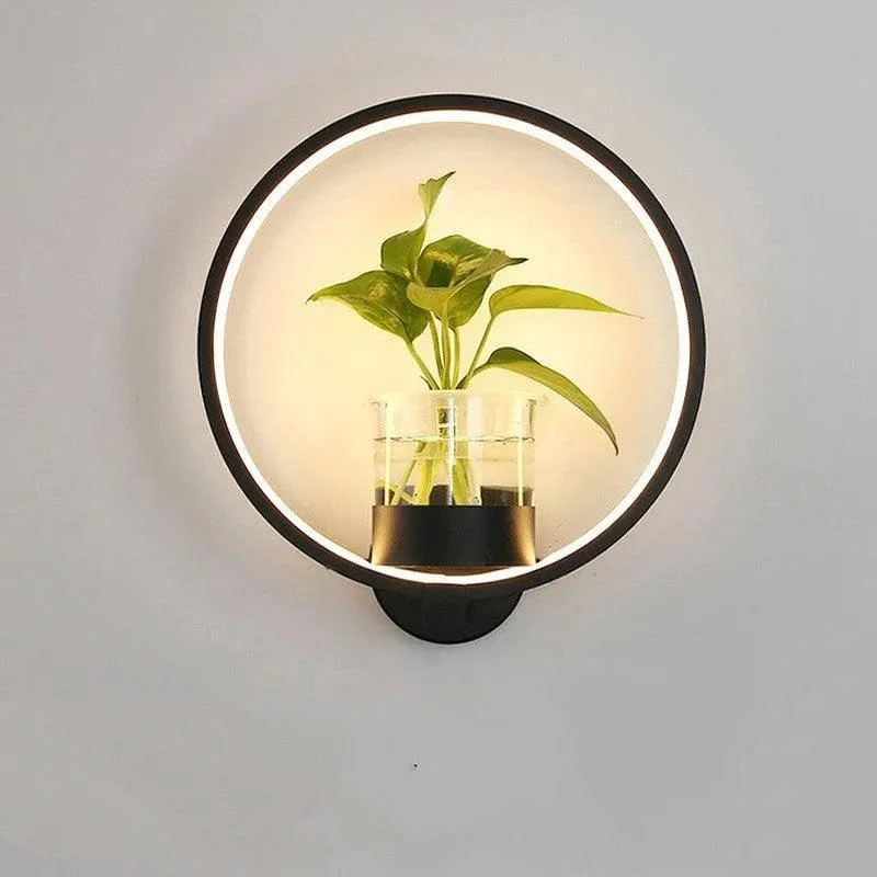 Homeko Green Plant Decorative LED Background Wall Lamp -