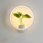 Homeko_Green_Plant_Decorative_LED_Background_Wall_Lamp_-_-4245031 Homeko Green Plant Decorative LED Background Wall Lamp