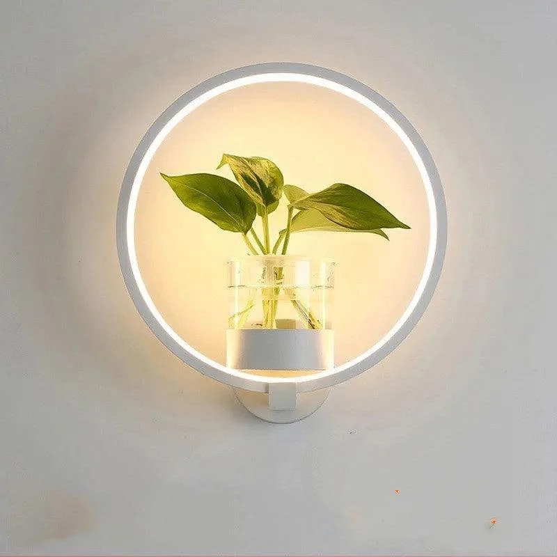 Homeko Green Plant Decorative LED Background Wall Lamp -