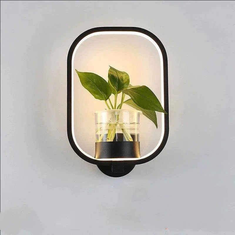 Homeko Green Plant Decorative LED Background Wall Lamp -