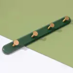 Homeko Green Wall Mounted Coat Rack with Hooks