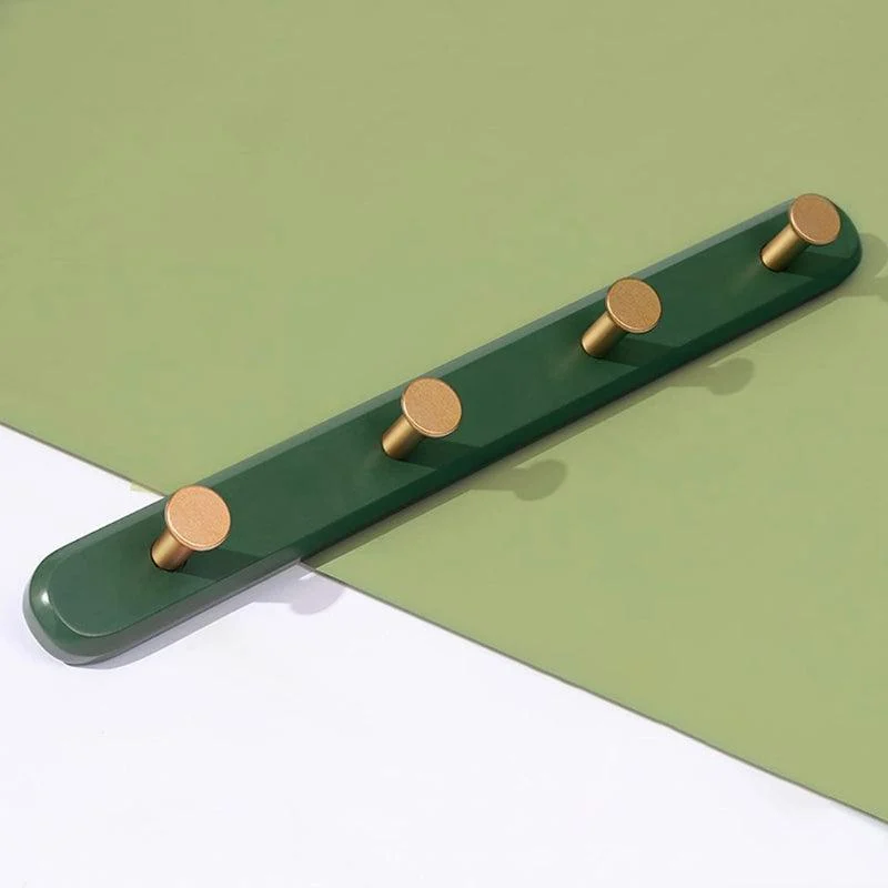 Homeko Green Wall Mounted Coat Rack with Hooks -