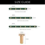 Homeko Green Wall Mounted Coat Rack with Hooks