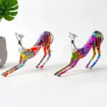 Homeko Greyhound Graffiti Painted Statue