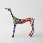 Homeko Greyhound Graffiti Painted Statue