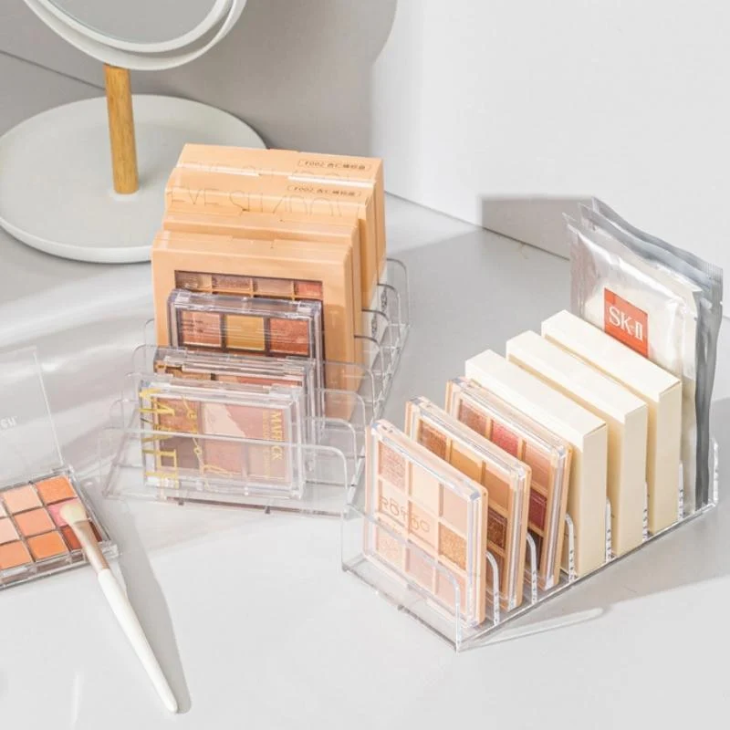 Homeko Grids Clear Acrylic Eyeshadow Compact Organizer -