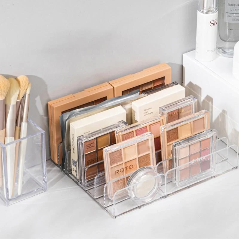 Homeko Grids Clear Acrylic Eyeshadow Compact Organizer -