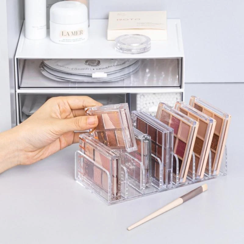 Homeko Grids Clear Acrylic Eyeshadow Compact Organizer -