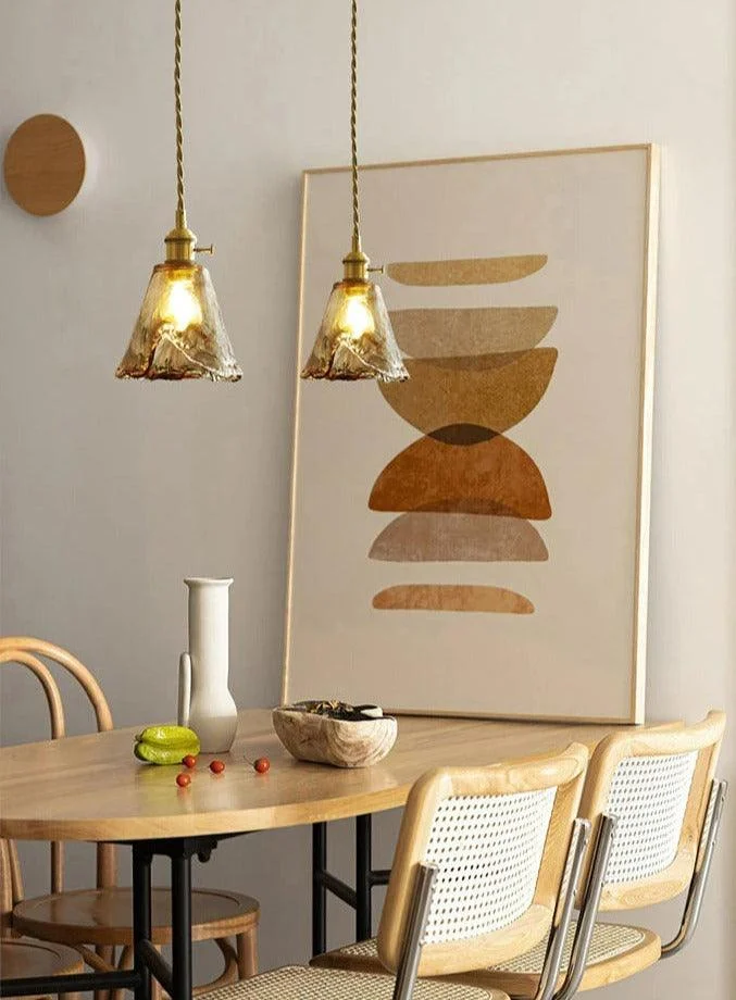 Homeko Hand-Blown Glass Pendant Lights -