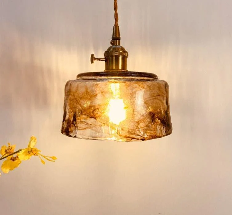 Homeko Hand-Blown Glass Pendant Lights -