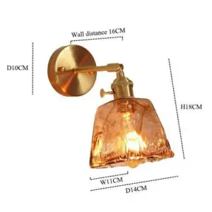 Homeko Hand-Blown Glass Wall Sconces