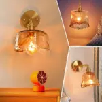 Homeko Hand Blown Glass Wall Sconces