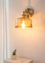 Homeko Hand Blown Glass Wall Sconces