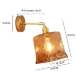 Homeko Hand Blown Glass Wall Sconces