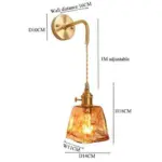 Homeko Hand Blown Glass Wall Sconces