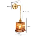 Homeko Hand Blown Glass Wall Sconces